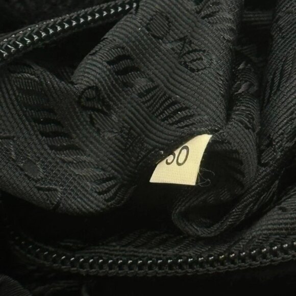 PRADA MILANO Logo Tessuto Strawing Backpack Nylon Leather BK SHW Italy - Picture 14 of 16